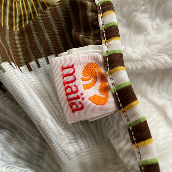 Maia one piece multicolored bikini swim top - Picture 3 of 4